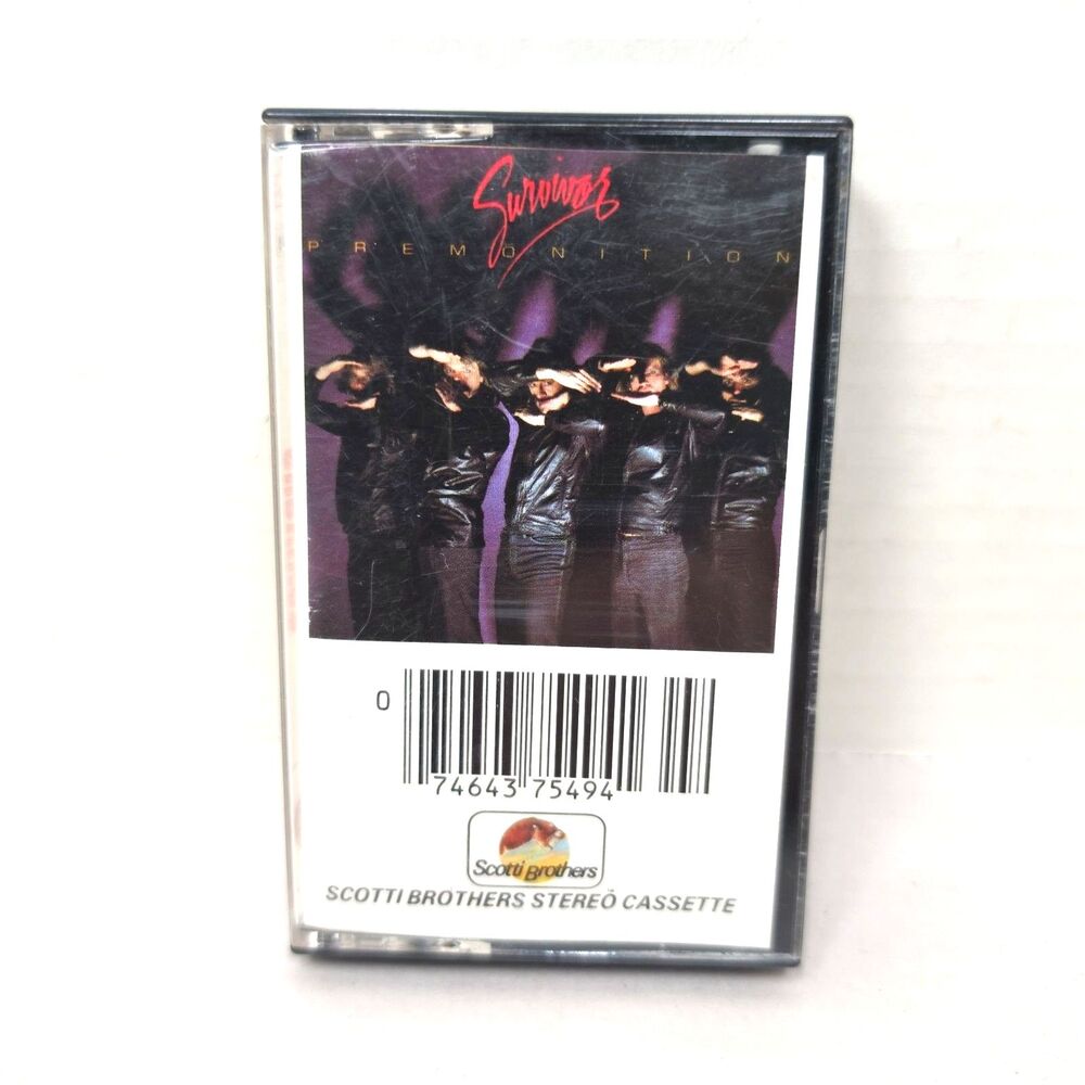 Vintage Cassette SURVIVOR- Premonition Rare 1981 CBS PZT 37549
